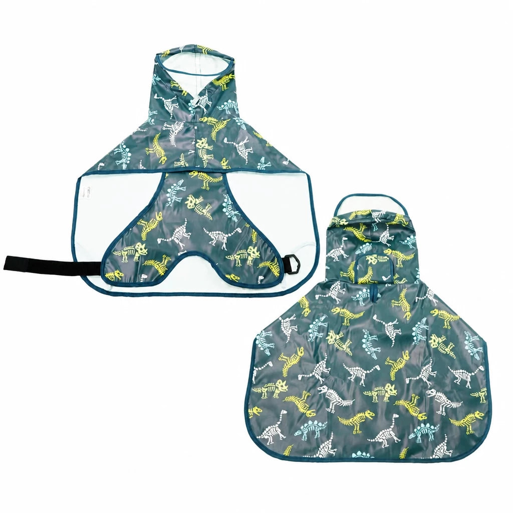 Waterproof Full-Coverage Dog Rain Poncho for Rainy Walks