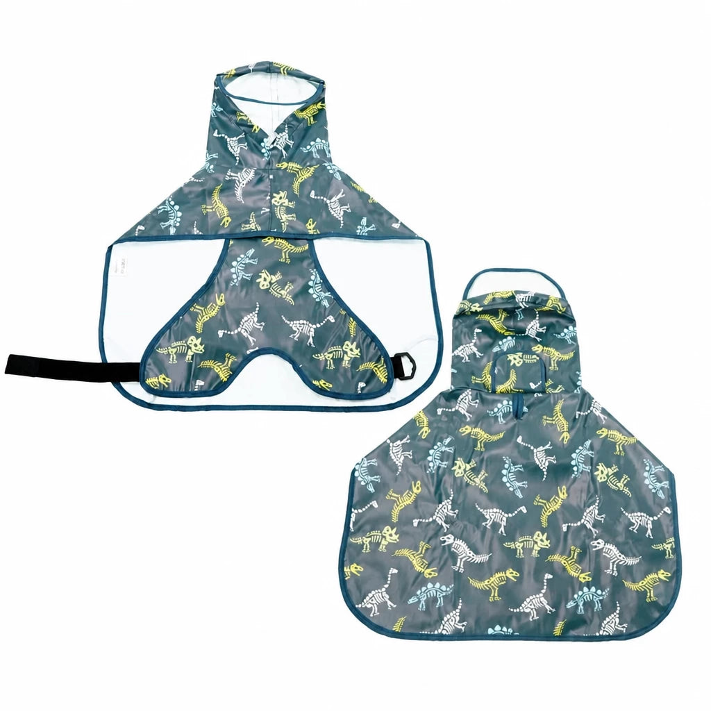 Waterproof Full-Coverage Dog Rain Poncho for Rainy Walks