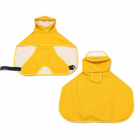 Waterproof Full-Coverage Dog Rain Poncho for Rainy Walks