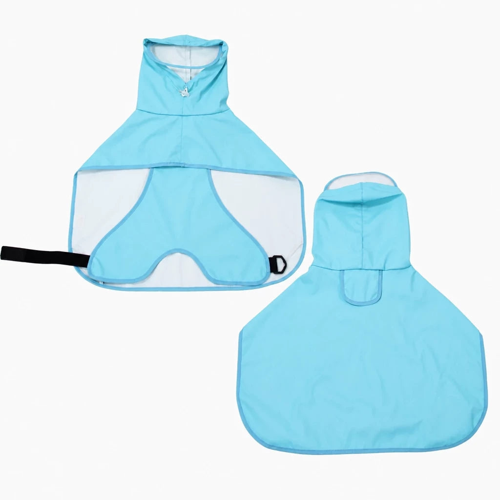 Waterproof Full-Coverage Dog Rain Poncho for Rainy Walks