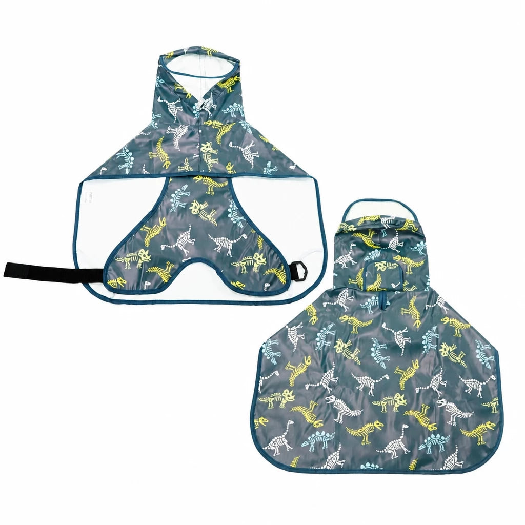Waterproof Full-Coverage Dog Rain Poncho for Rainy Walks