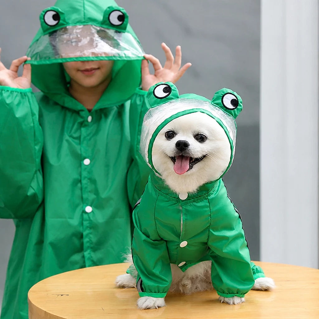 Four-Leg Waterproof Dog Raincoat