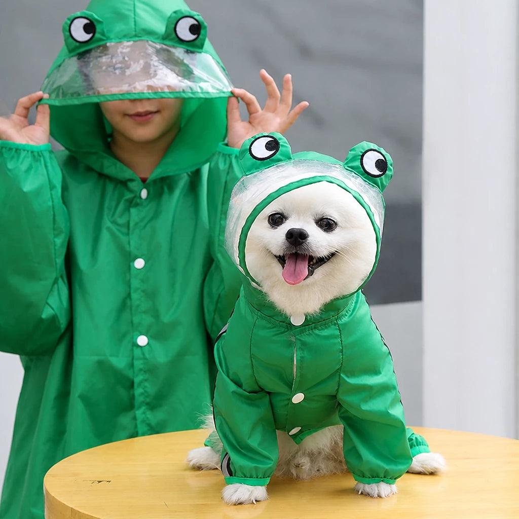 Four-Leg Waterproof Dog Raincoat