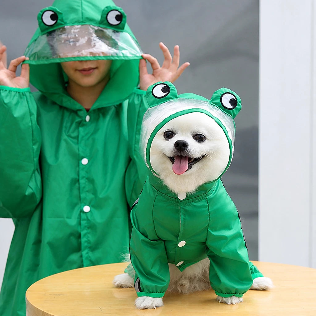 Four-Leg Waterproof Dog Raincoat