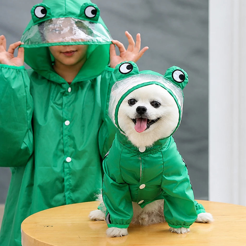 Four-Leg Waterproof Dog Raincoat