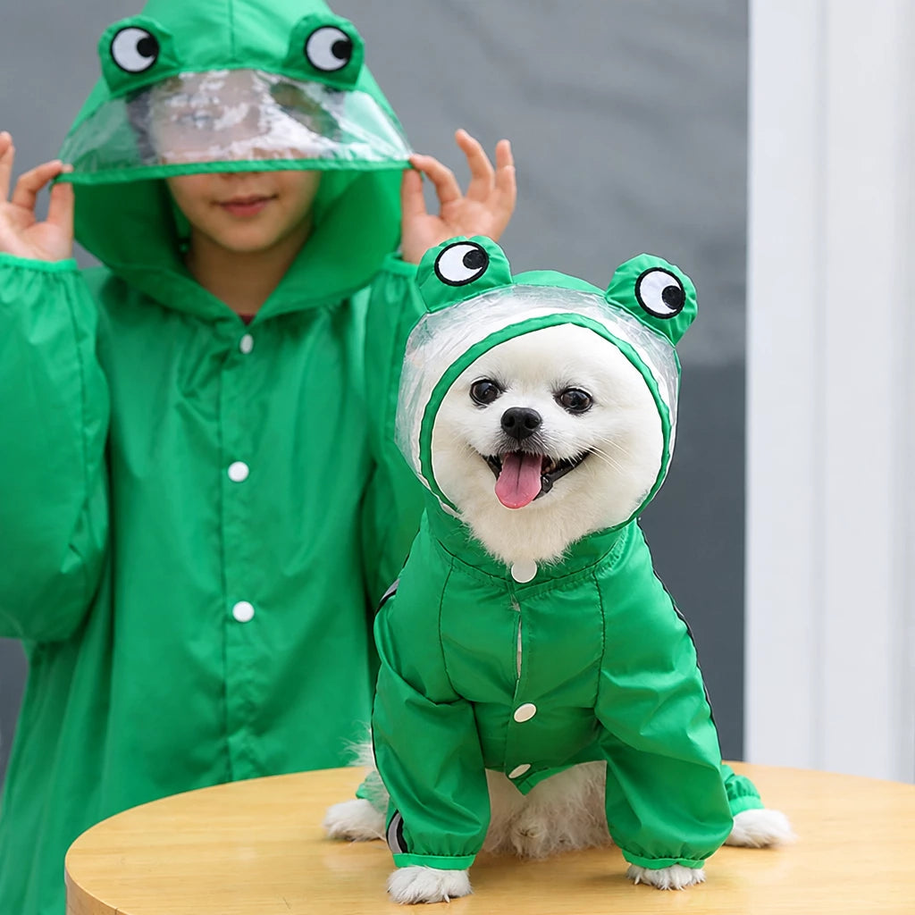 Four-Leg Waterproof Dog Raincoat