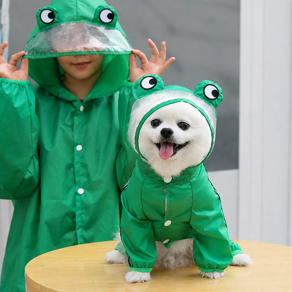 Four-Leg Waterproof Dog Raincoat