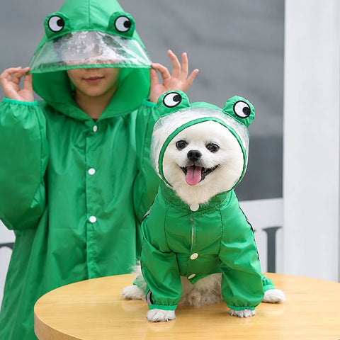 Four-Leg Waterproof Dog Raincoat