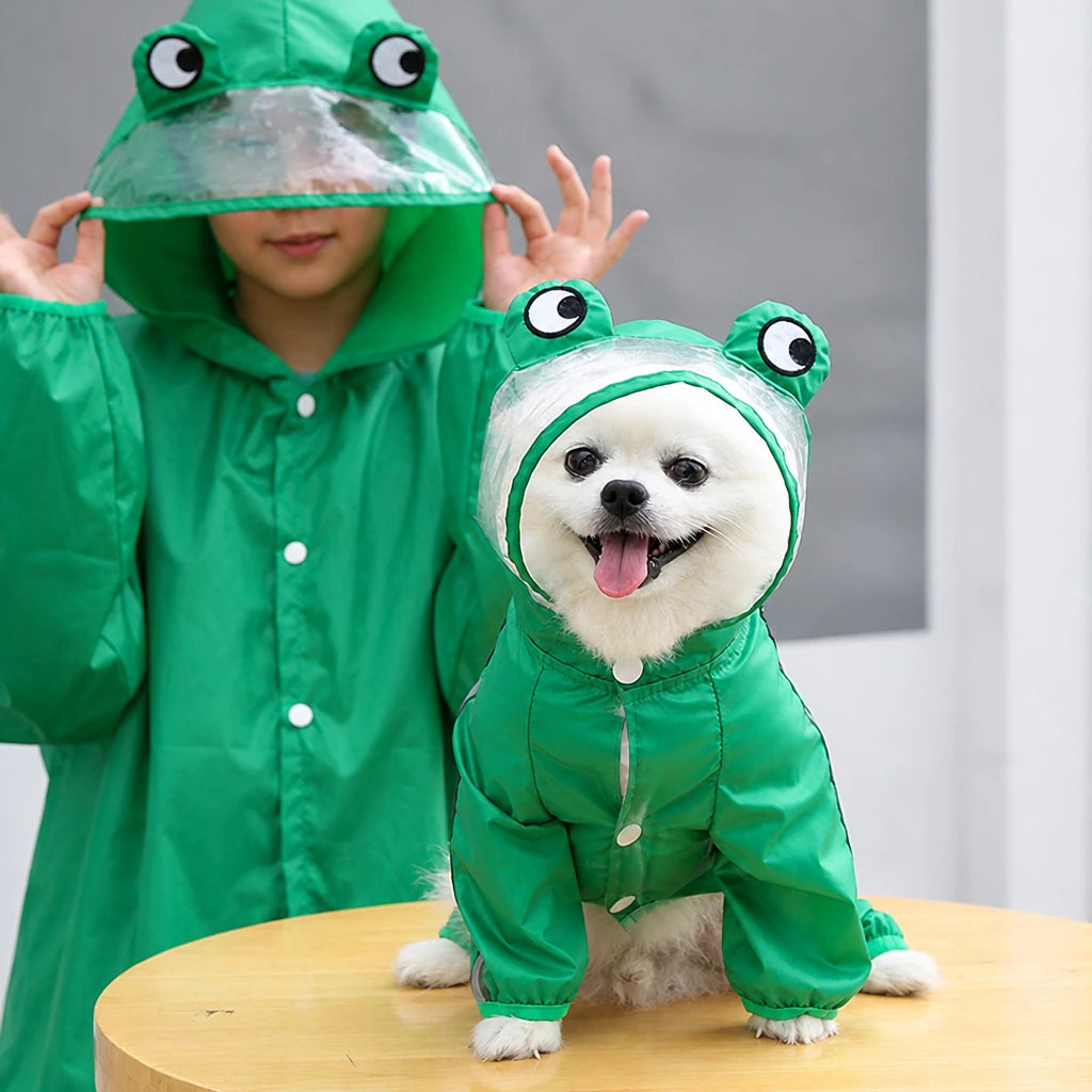 Four-Leg Waterproof Dog Raincoat