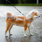 Dog Rain Poncho with Belly Coverage