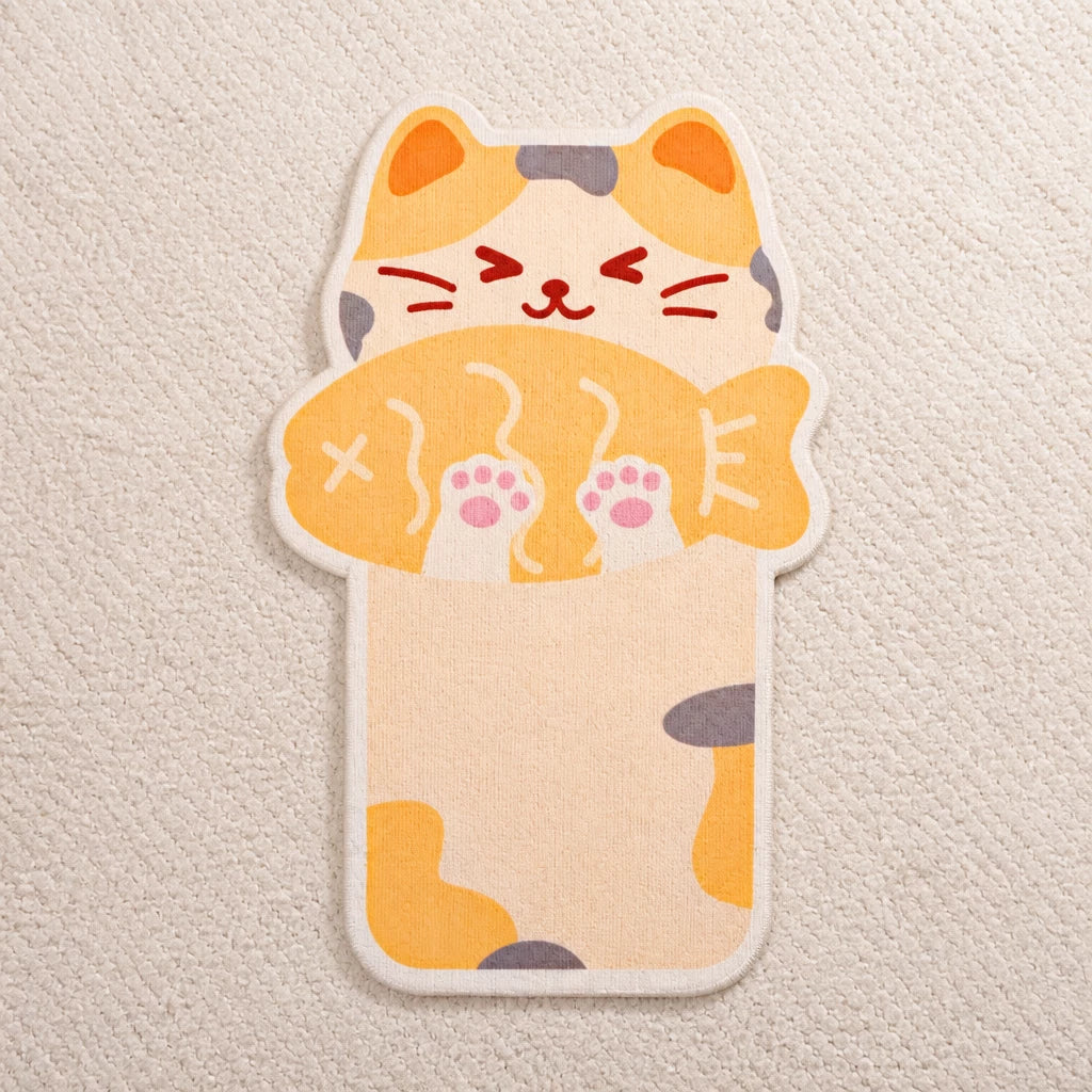 Self-Adhesive Wall-Mounted Felt Cat Scratcher
