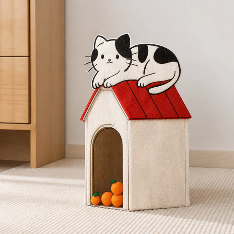 Self-Adhesive Wall-Mounted Felt Cat Scratcher