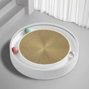 Extra-Large Round Corrugated Cardboard Cat Scratcher & Lounger