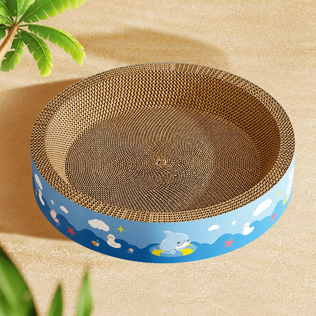 Corrugated Cardboard Cat Scratcher Lounge