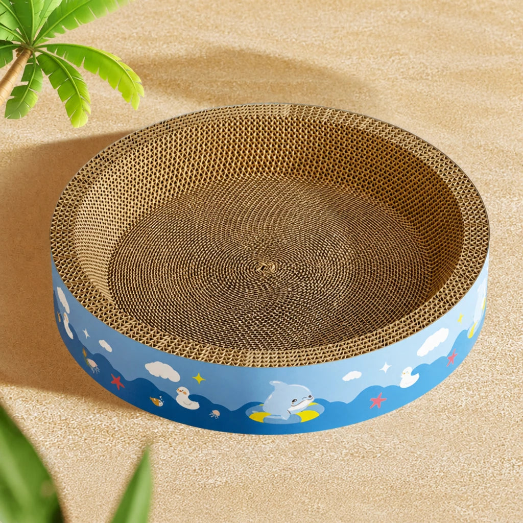 Corrugated Cardboard Cat Scratcher Lounge