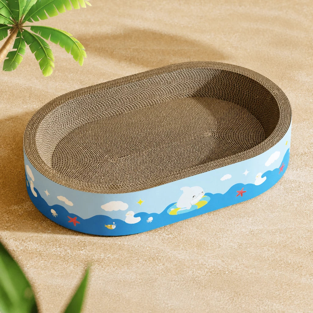Corrugated Cardboard Cat Scratcher Lounge