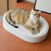 White Corrugated Cardboard Cat Scratcher Lounge