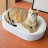White Corrugated Cardboard Cat Scratcher Lounge