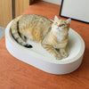 White Corrugated Cardboard Cat Scratcher Lounge