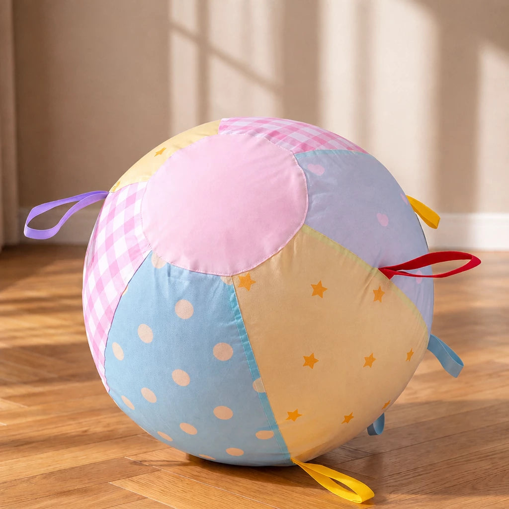 Oversized Interactive Dog Ball for Fetch and Tug-of-War