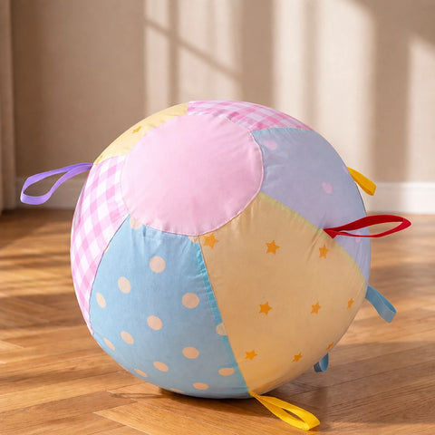 Oversized Interactive Dog Ball for Fetch and Tug-of-War