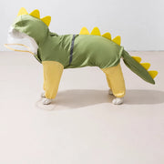 Full-Coverage Four-Leg Dog Raincoat for Medium & Large Dogs