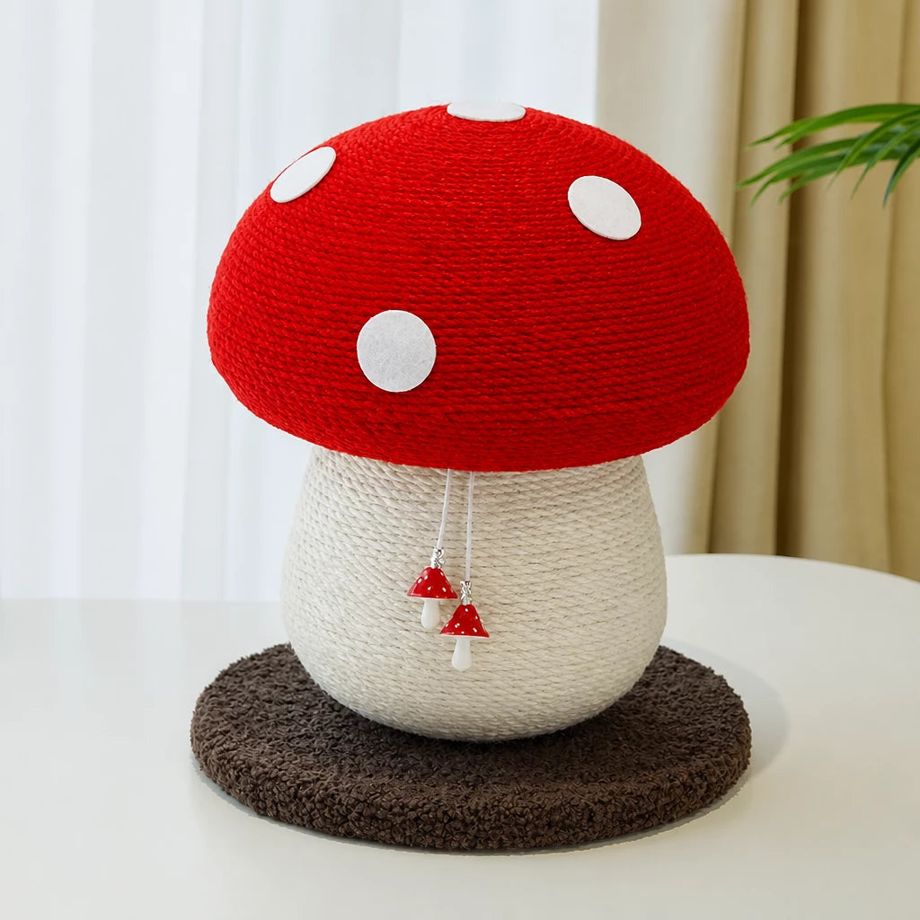 Mushroom Cat Scratching Post & Climbing Toy