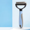Dog & Cat Dematting Brush for Tangles & Loose Fur