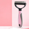 Dog & Cat Dematting Brush for Tangles & Loose Fur