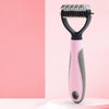 Dog & Cat Dematting Brush for Tangles & Loose Fur
