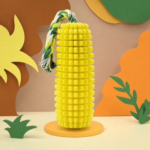 Corn-Shaped TPR Dog Chew Toy