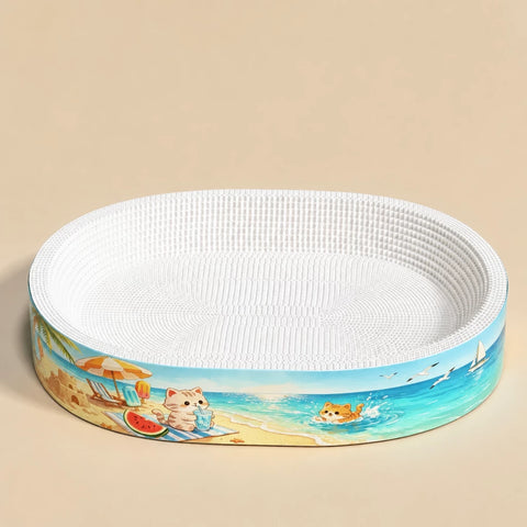 Corrugated Cardboard Cat Scratcher & Lounger