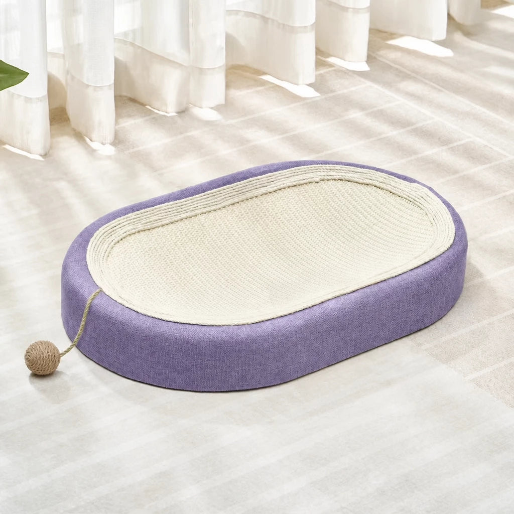Vertical Sisal Cat Scratching Post with Climbing Tower