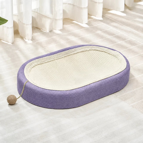 Vertical Sisal Cat Scratching Post with Climbing Tower