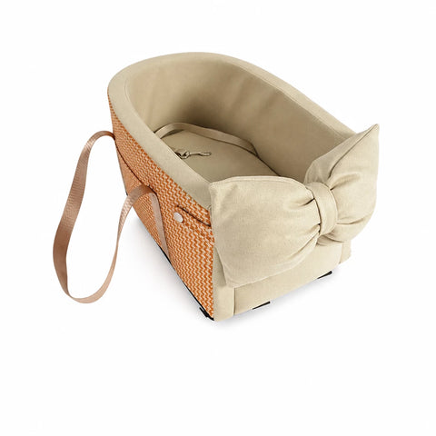 Canvas Pet Car Seat for Small Dogs & Cats