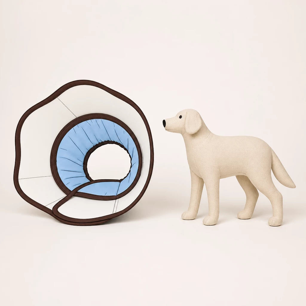 Soft Nylon Recovery Cone for Dogs