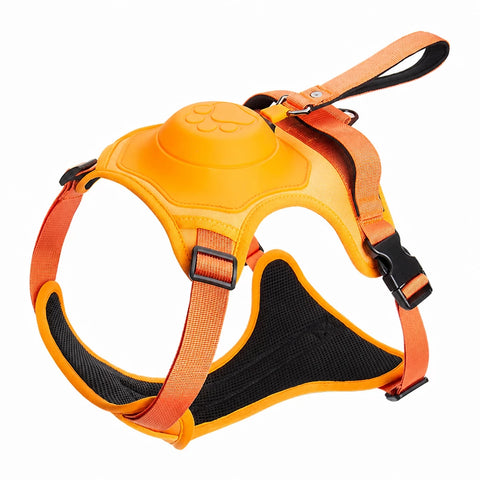 Nylon Dog Harness with Retractable Leash