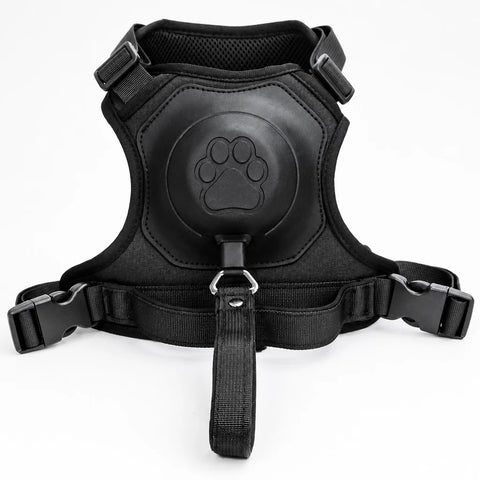Nylon Dog Harness with Retractable Leash