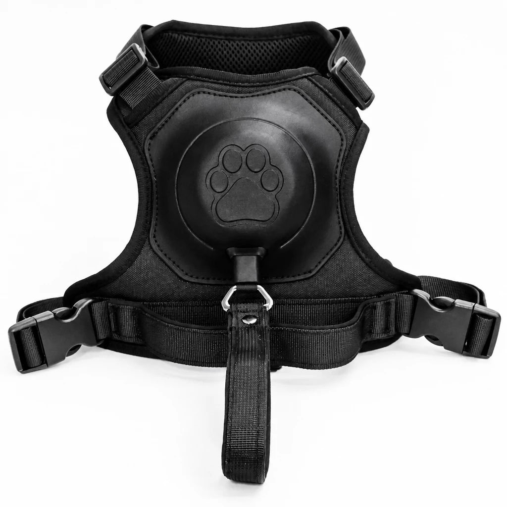 Nylon Dog Harness with Retractable Leash