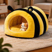Enclosed Pet Bed Tent for Cats and Small Dogs