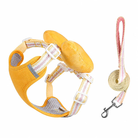 Bow Vest Harness and Leash for Small Dogs