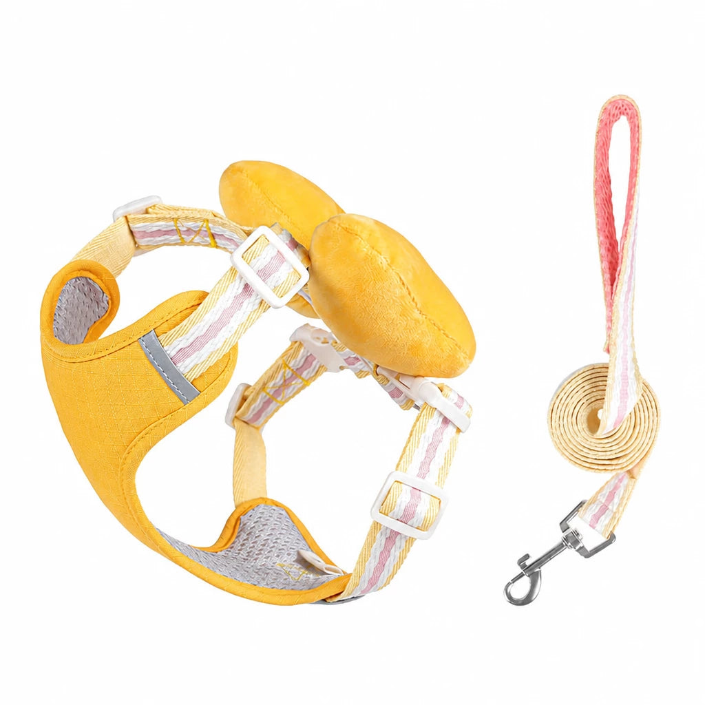 Bow Vest Harness and Leash for Small Dogs