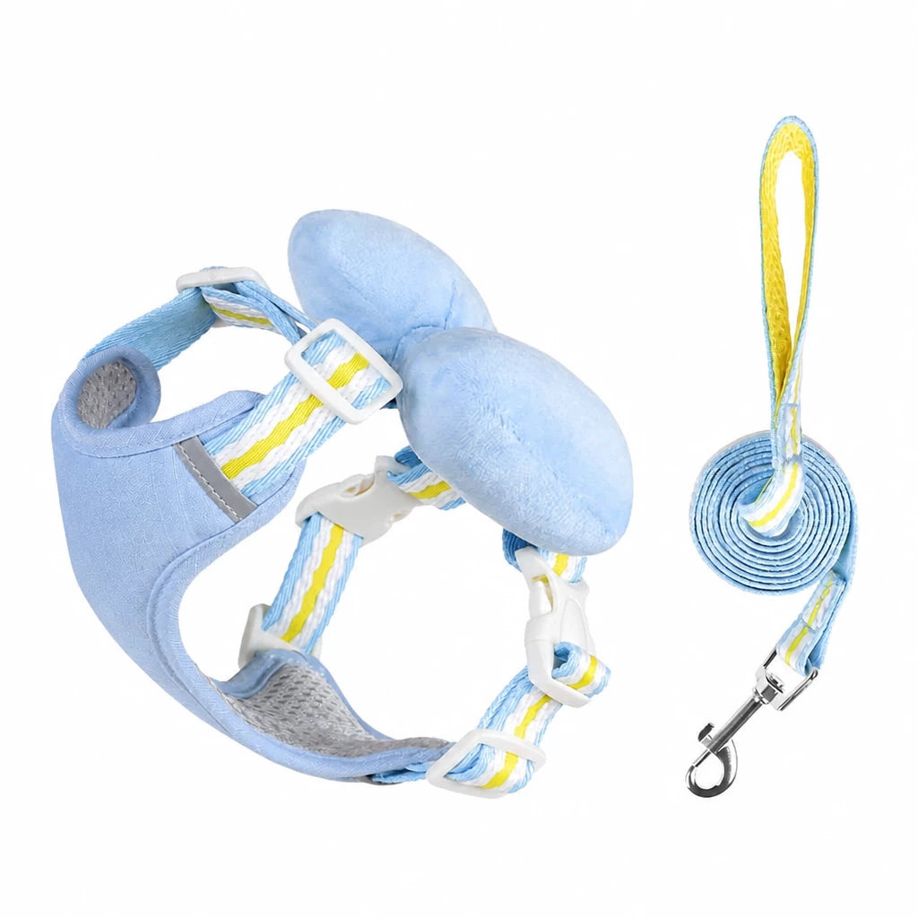 Bow Vest Harness and Leash for Small Dogs
