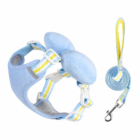 Bow Vest Harness and Leash for Small Dogs