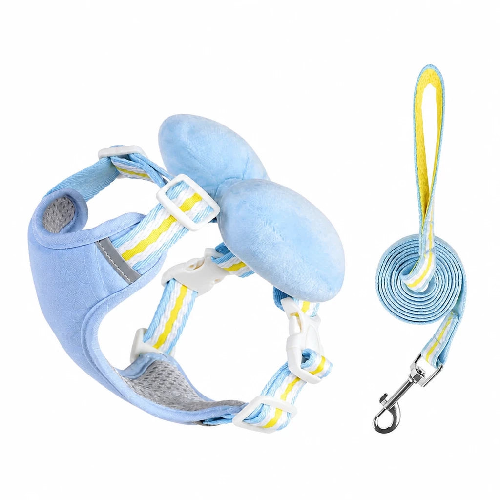 Bow Vest Harness and Leash for Small Dogs