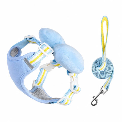 Bow Vest Harness and Leash for Small Dogs