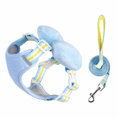 Bow Vest Harness and Leash for Small Dogs