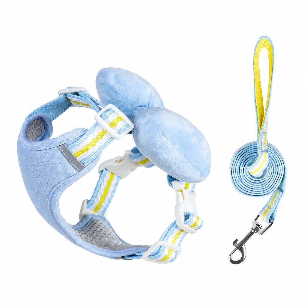 Bow Vest Harness and Leash for Small Dogs