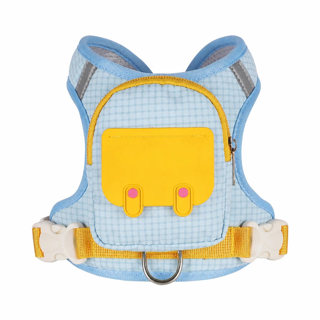 Vest-Style Pet Harness and Leash Set for Dogs & Cats