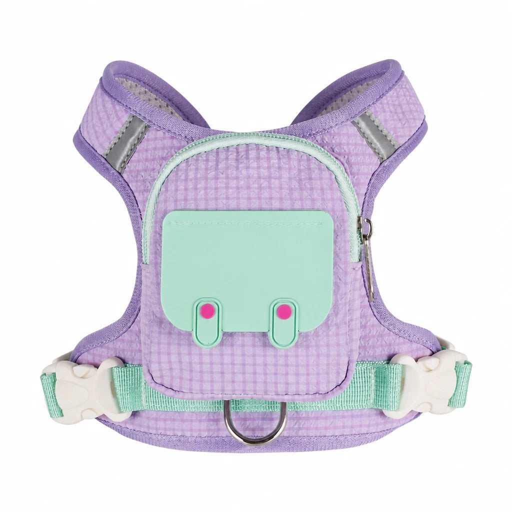 Vest-Style Pet Harness and Leash Set for Dogs & Cats